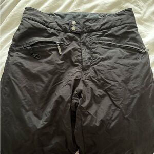 White Sierra Medium Snow Pants with boot covers